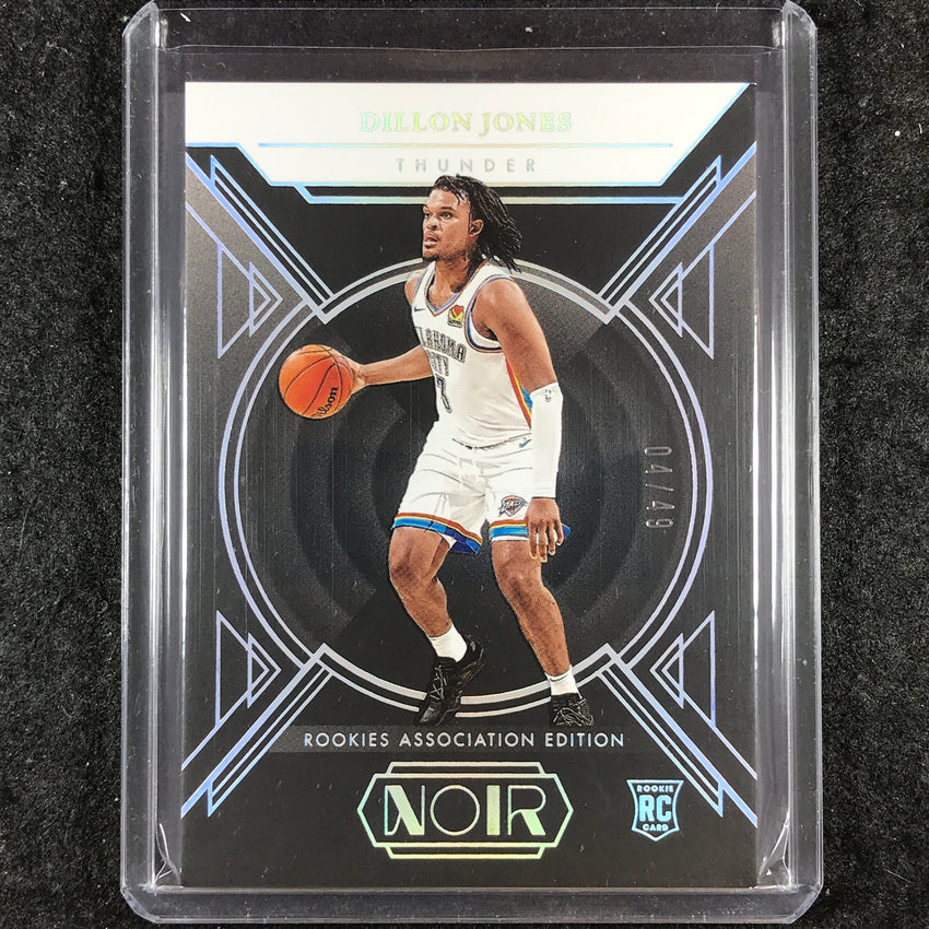2024-25 Noir DILLON JONES Base Rookies Association Edition Holo Silver 4/49 #159