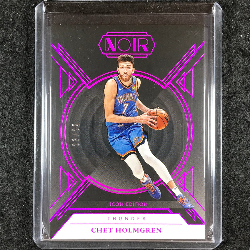2024-25 Noir CHET HOLMGREN Base Icon Edition Holo Ruby 23/25 #99