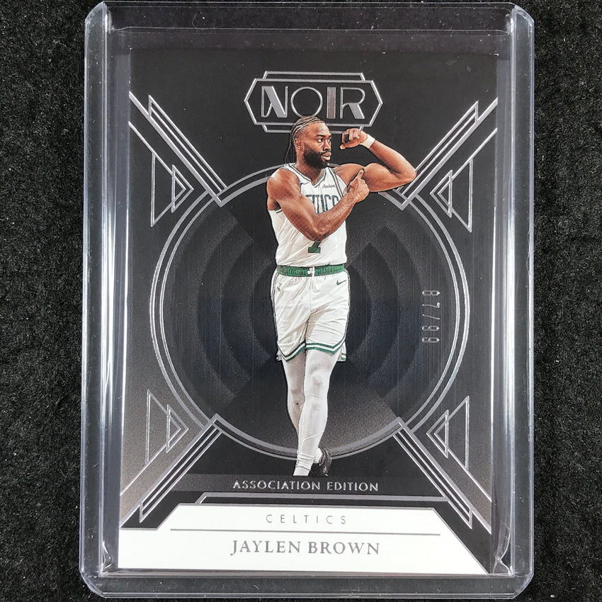 2024-25 Noir JAYLEN BROWN Base Association Edition 87/99 #54