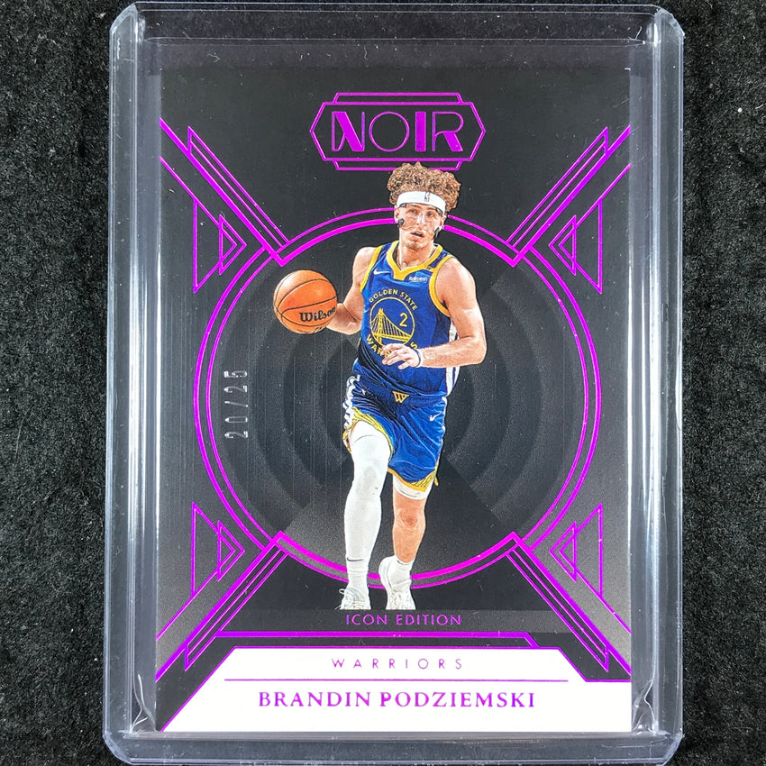 2024-25 Noir BRANDIN PODZIEMSKI Base Icon Edition Holo Ruby 20/25 #126