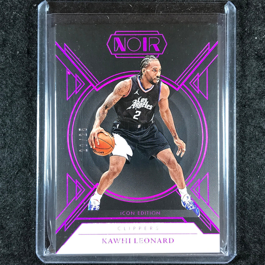 2024-25 Noir KAWHI LEONARD Base Icon Edition Holo Ruby 20/25 #135