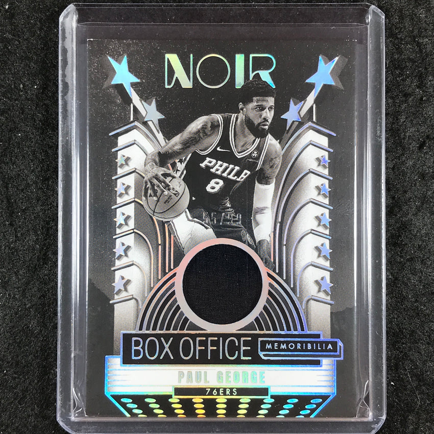2024-25 Noir PAUL GEORGE Box Office Memorabilia Jersey Relic 55/99