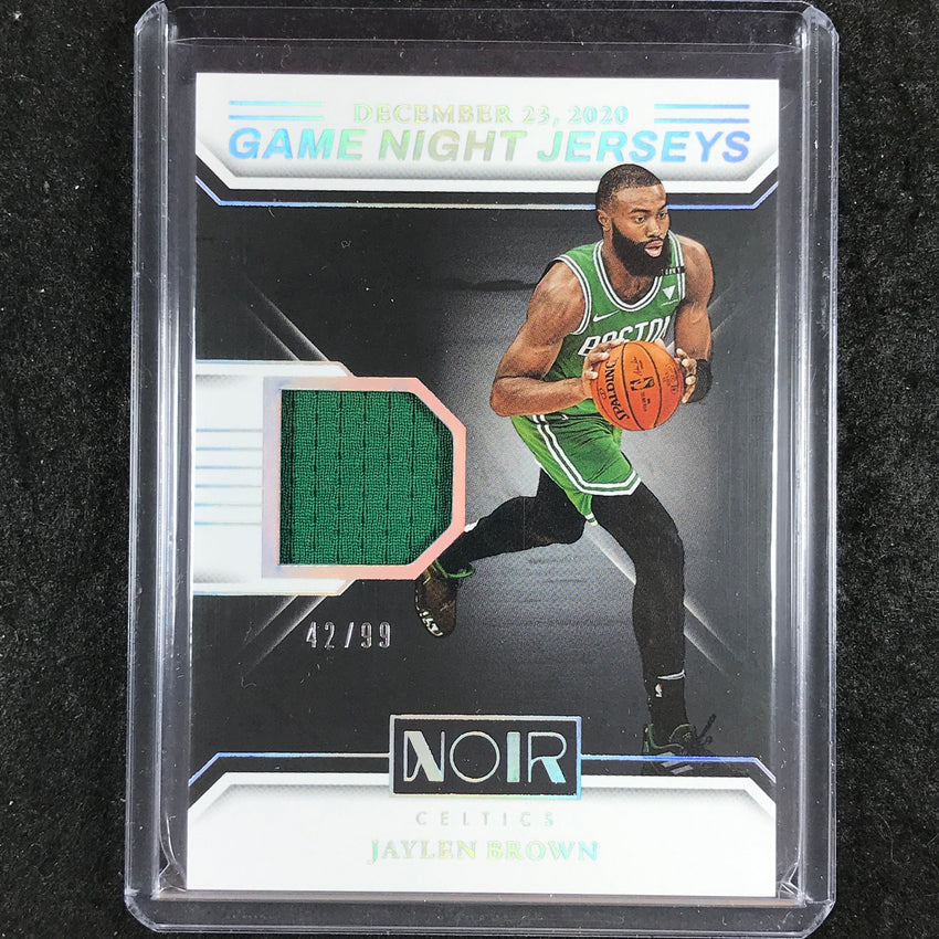 2024-25 Noir JAYLEN BROWN Game Night Jerseys Relic 42/99
