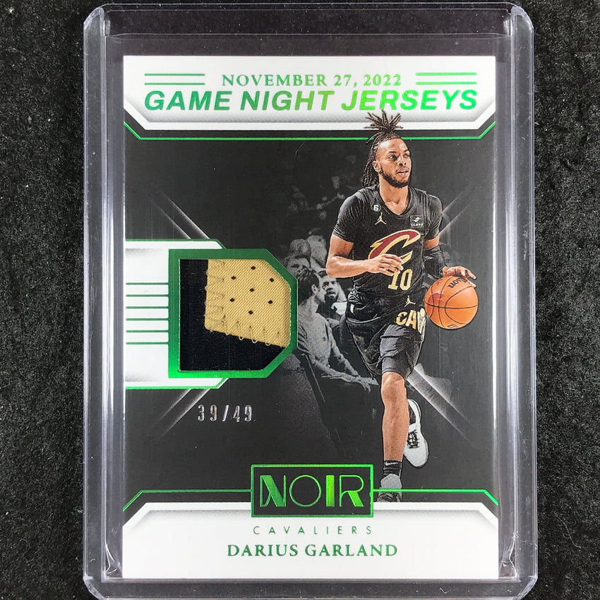 2024-25 Noir DARIUS GARLAND Game Night Jerseys Patch Relic Holo Green 39/49
