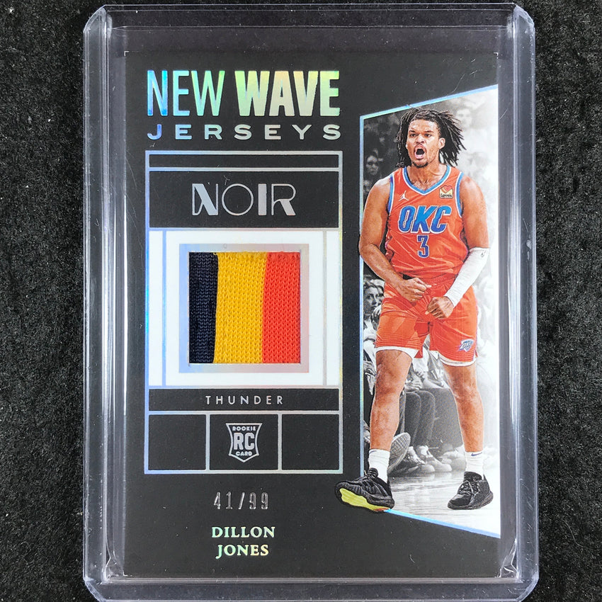 2024-25 Noir DILLON JONES New Wave Jerseys Rookie Patch Relic 41/99