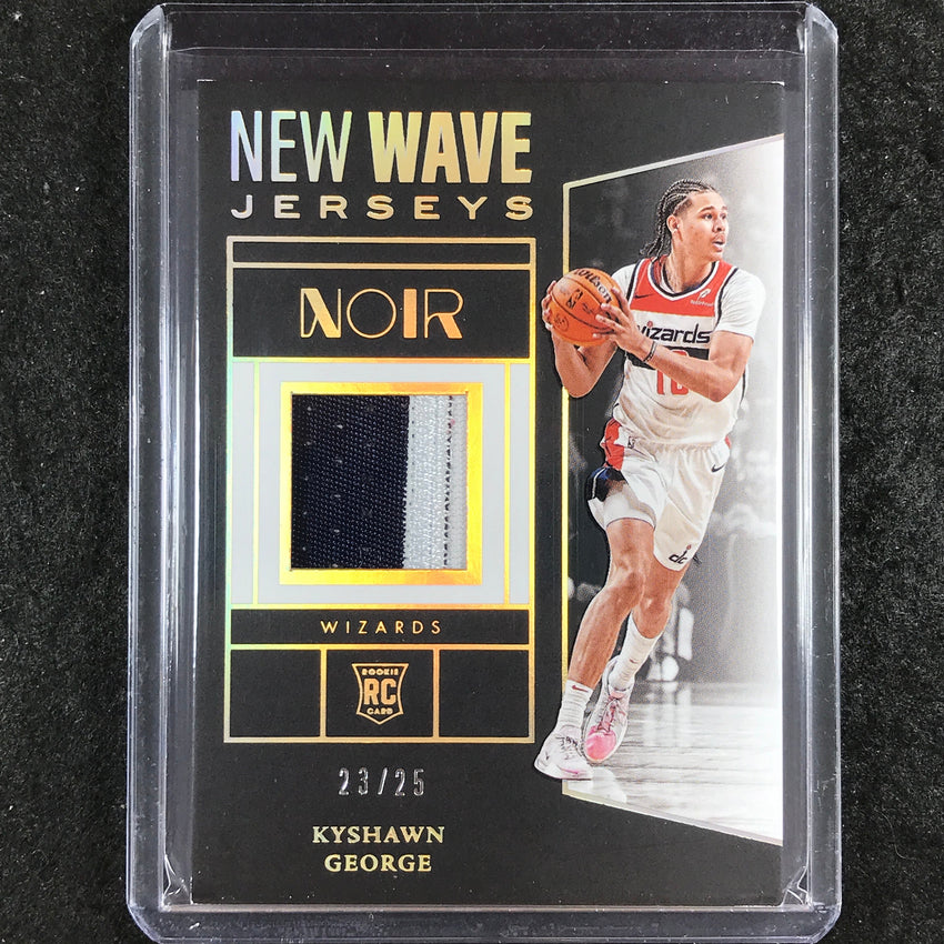 2024-25 Noir KYSHAWN GEORGE New Wave Jerseys Rookie Patch Relic Holo Gold 23/25