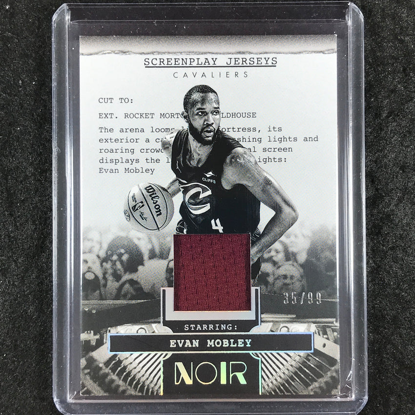 2024-25 Noir EVAN MOBLEY Screenplay Jerseys Relic 35/99