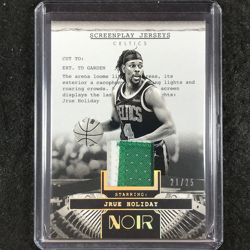 2024-25 Noir JRUE HOLIDAY Screenplay Jerseys Patch Relic Holo Gold 21/25
