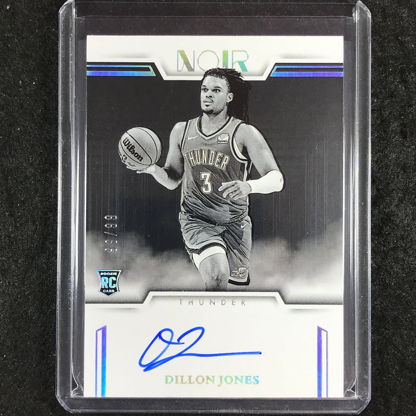 2024-25 Noir DILLON JONES Rookie Auto Noir Black and White 99/99