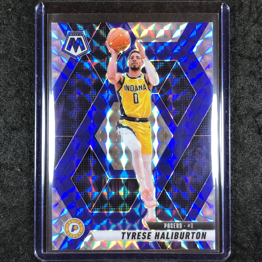 2024-25 Mosaic TYRESE HALIBURTON Choice Blue 3/45 #85