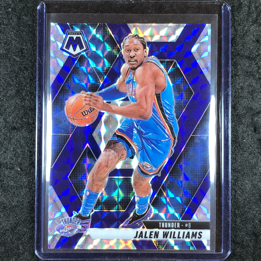 2024-25 Mosaic JALEN WILLIAMS Choice Blue 35/45 #150