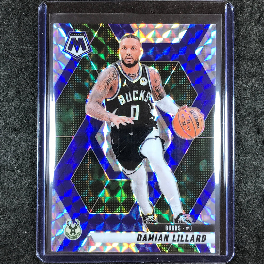 2024-25 Mosaic DAMIAN LILLARD Choice Blue 36/45 #155