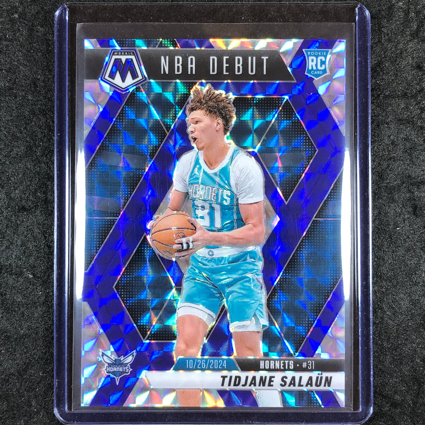 2024-25 Mosaic TIDJANE SALAUN Rookie NBA Debut Choice Blue 24/45 #268