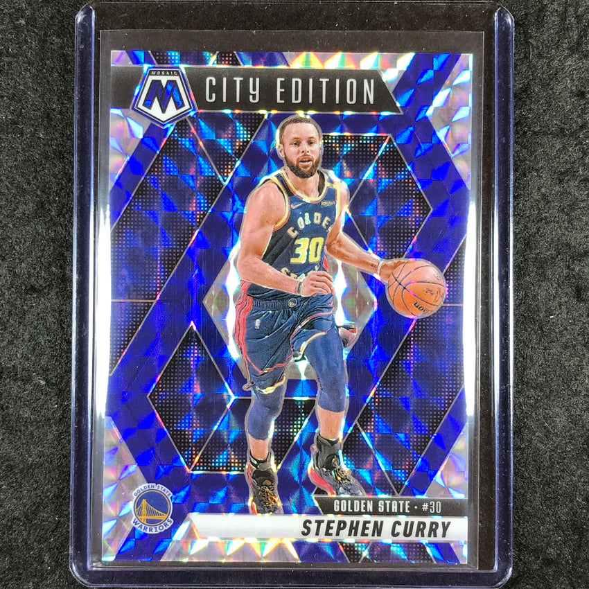 2024-25 Mosaic STEPHEN CURRY City Edition Choice Blue 15/45 #272