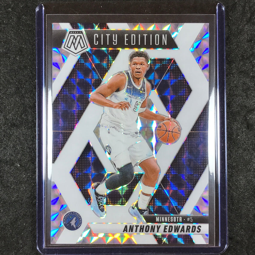 2024-25 Mosaic ANTHONY EDWARDS City Edition Choice White 13/35 #279