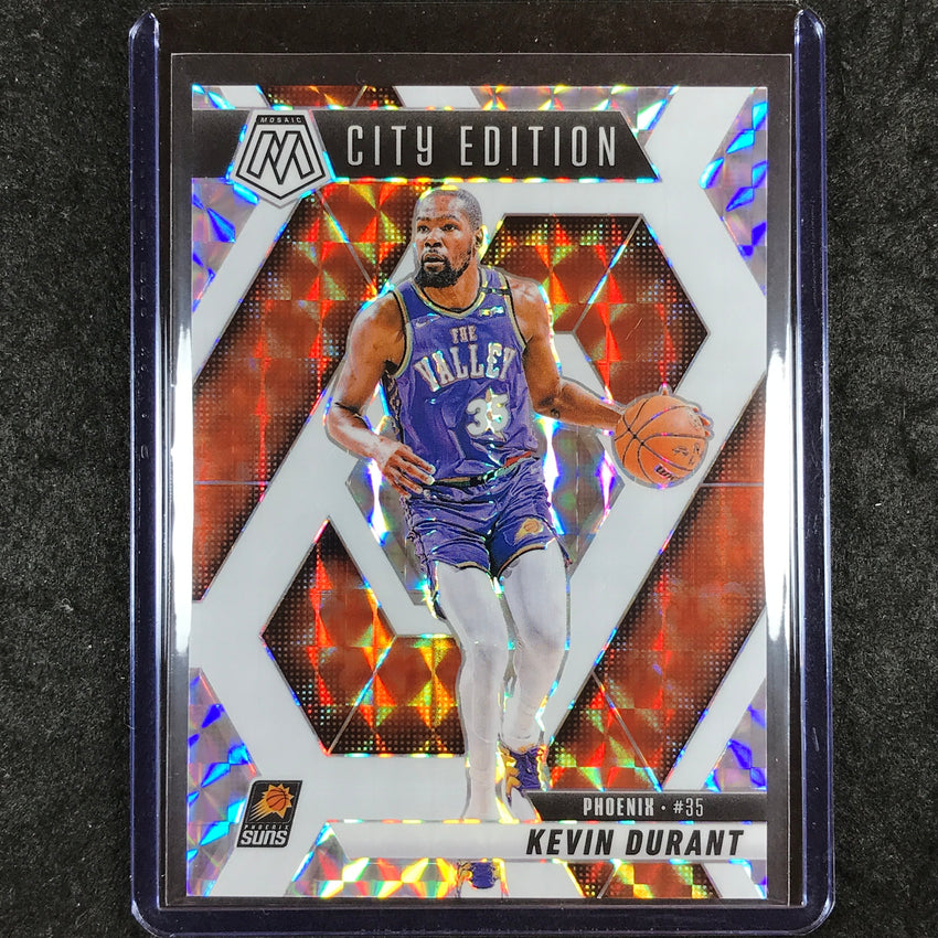 2024-25 Mosaic KEVIN DURANT City Edition Choice White 26/35 #280