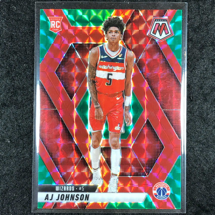 2024-25 Mosaic AJ JOHNSON Rookie Choice Red and Green #215