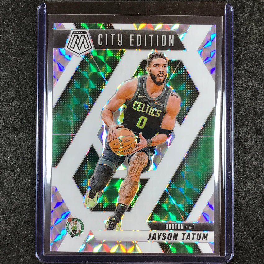 2024-25 Mosaic JAYSON TATUM City Edition Choice White 25/35 #287