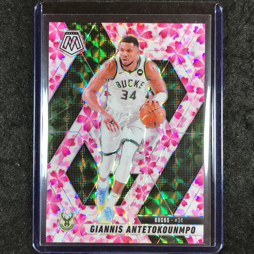 2024-25 Mosaic GIANNIS ANTETOKOUNMPO Choice Cherry Blossom 13/20 #13