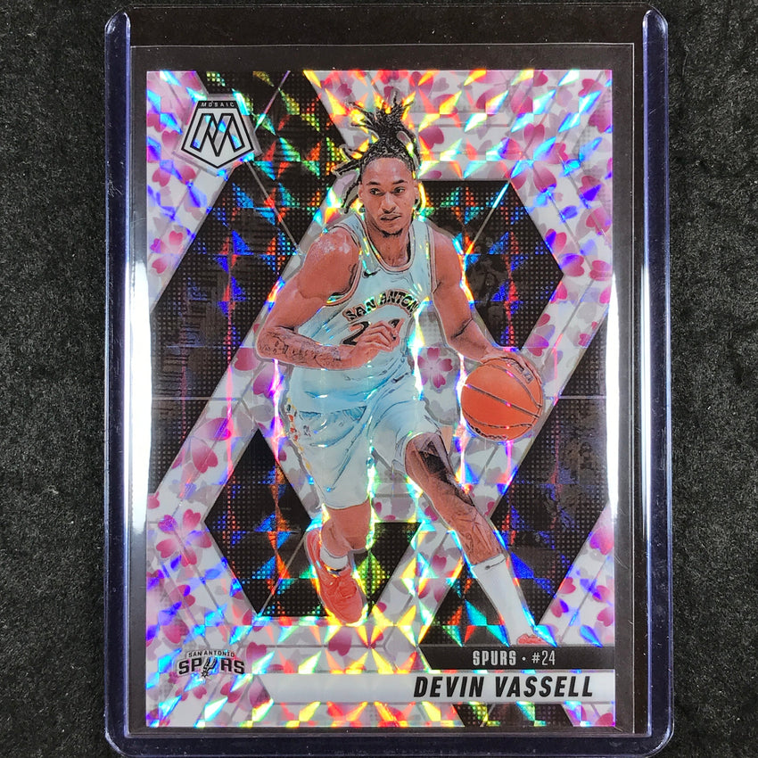 2024-25 Mosaic DEVIN VASSELL Choice Cherry Blossom 7/20 #156