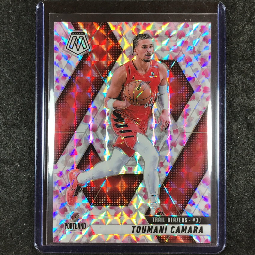 2024-25 Mosaic TOUMANI CAMARA Choice Cherry Blossom 7/20 #157