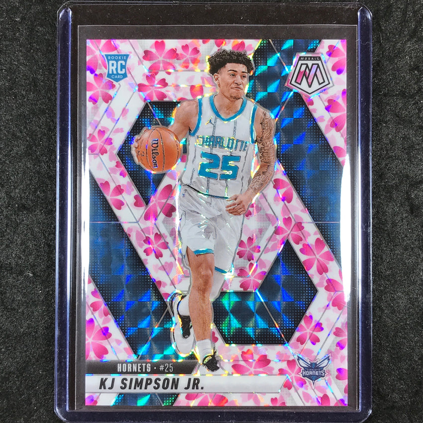 2024-25 Mosaic KJ SIMPSON JR. Rookie Choice Cherry Blossom 13/20 #239