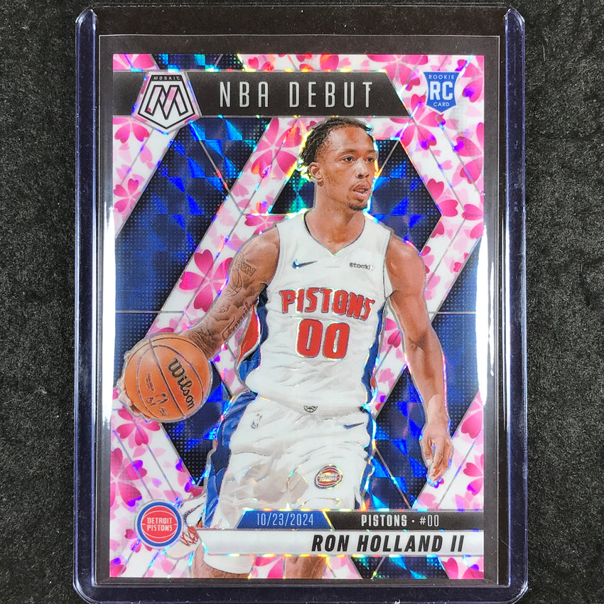 2024-25 Mosaic RON HOLLAND II Rookie Choice Cherry Blossom 5/20 #258