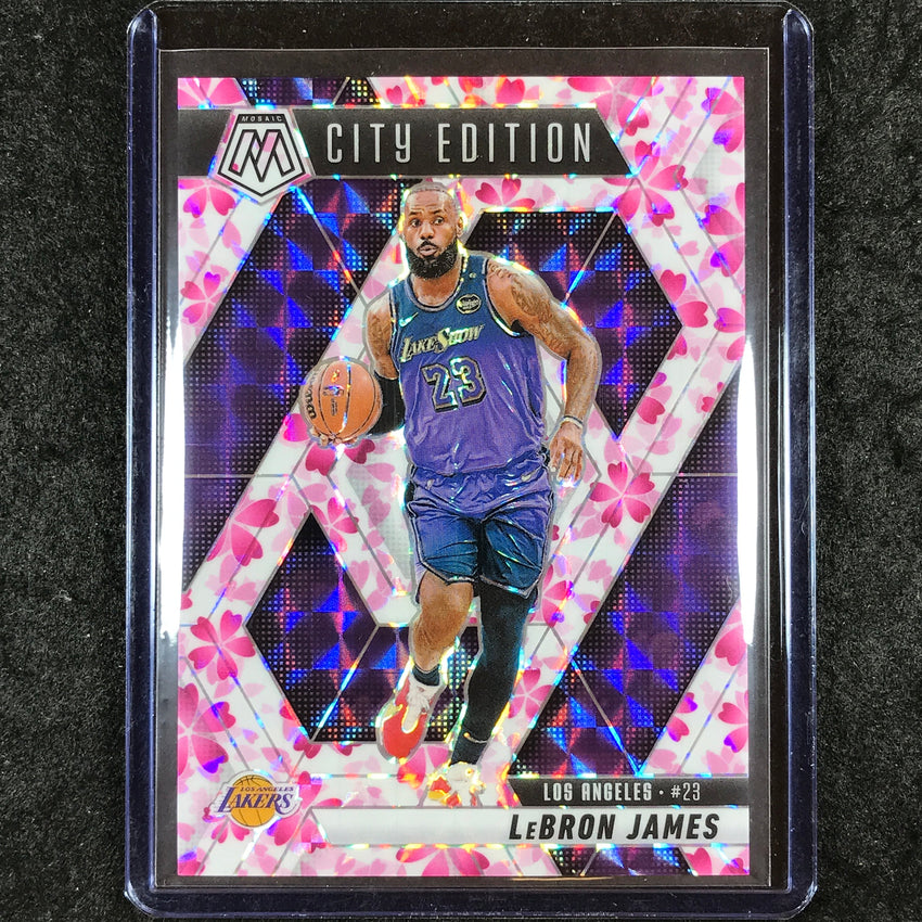 2024-25 Mosaic LEBRON JAMES City Edition Choice Cherry Blossom 14/20 #286