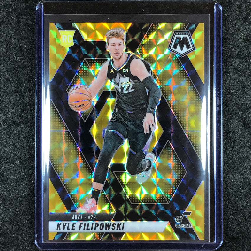 2024-25 Mosaic KYLE FILIPOWSKI Rookie Choice Black Gold 5/8 #231