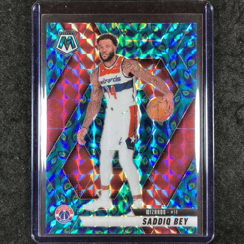 2024-25 Mosaic SADDIQ BEY Choice Peacock SSP #79
