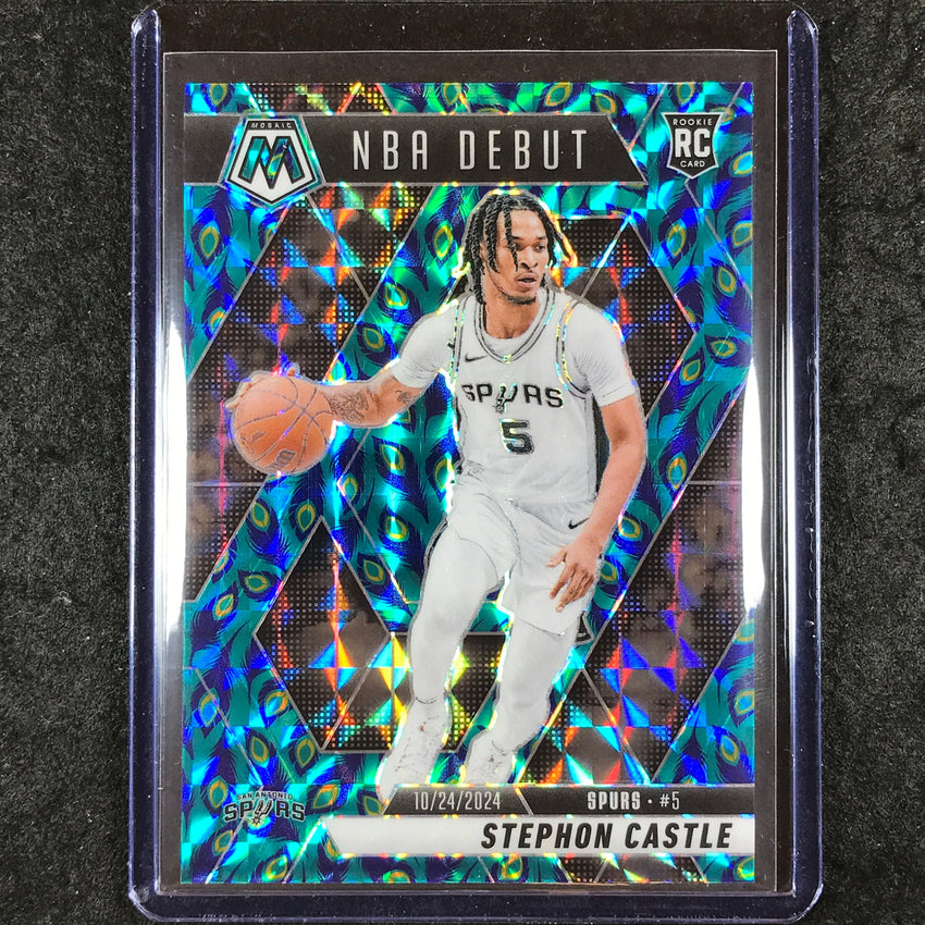 2024-25 Mosaic STEPHON CASTLE Rookie Choice Peacock SSP #267