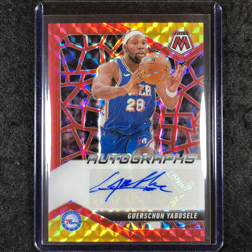 2024-25 Mosaic GUERSCHON YABUSELE Autographs Choice #YAB