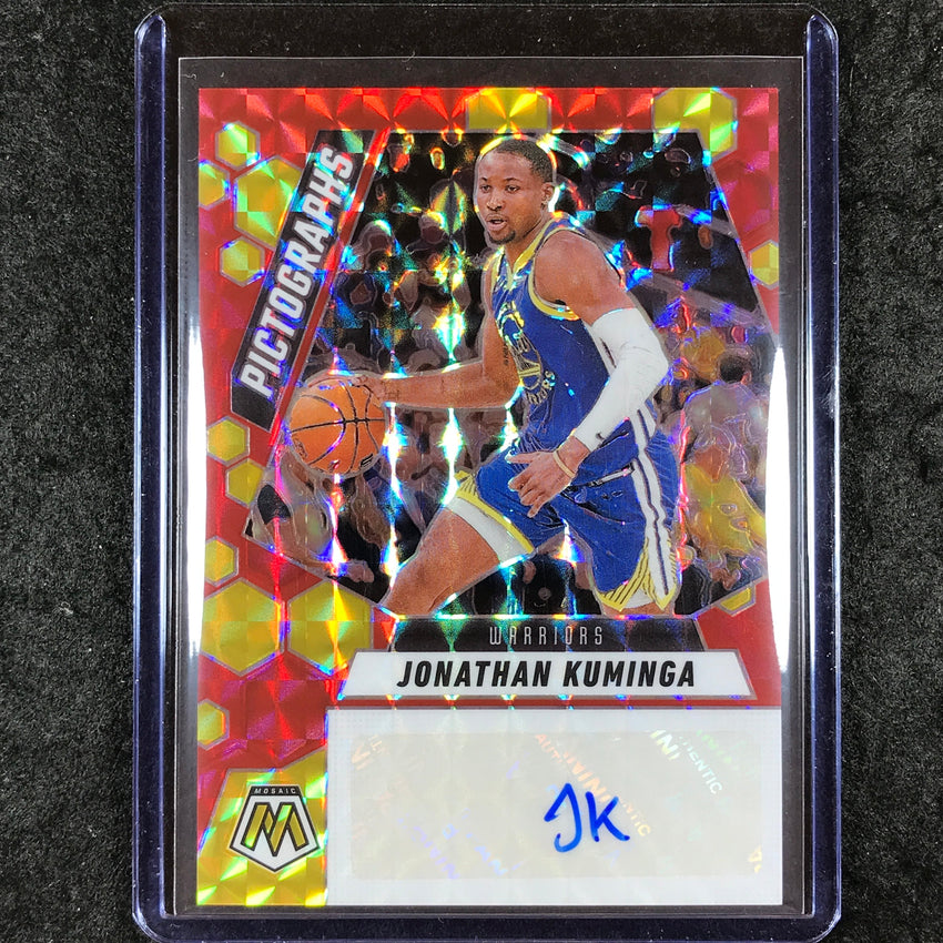 2024-25 Mosaic JONATHAN KUMINGA Pictographs Auto Choice #KUM
