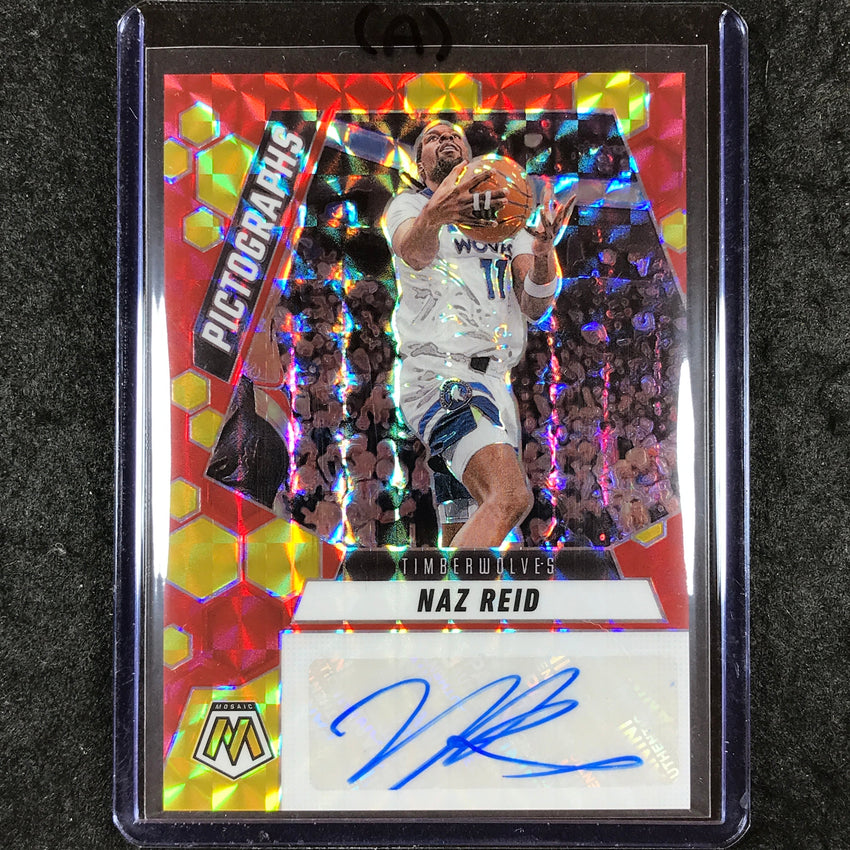 2024-25 Mosaic NAZ REID Pictographs Auto Choice #NAZ (A)