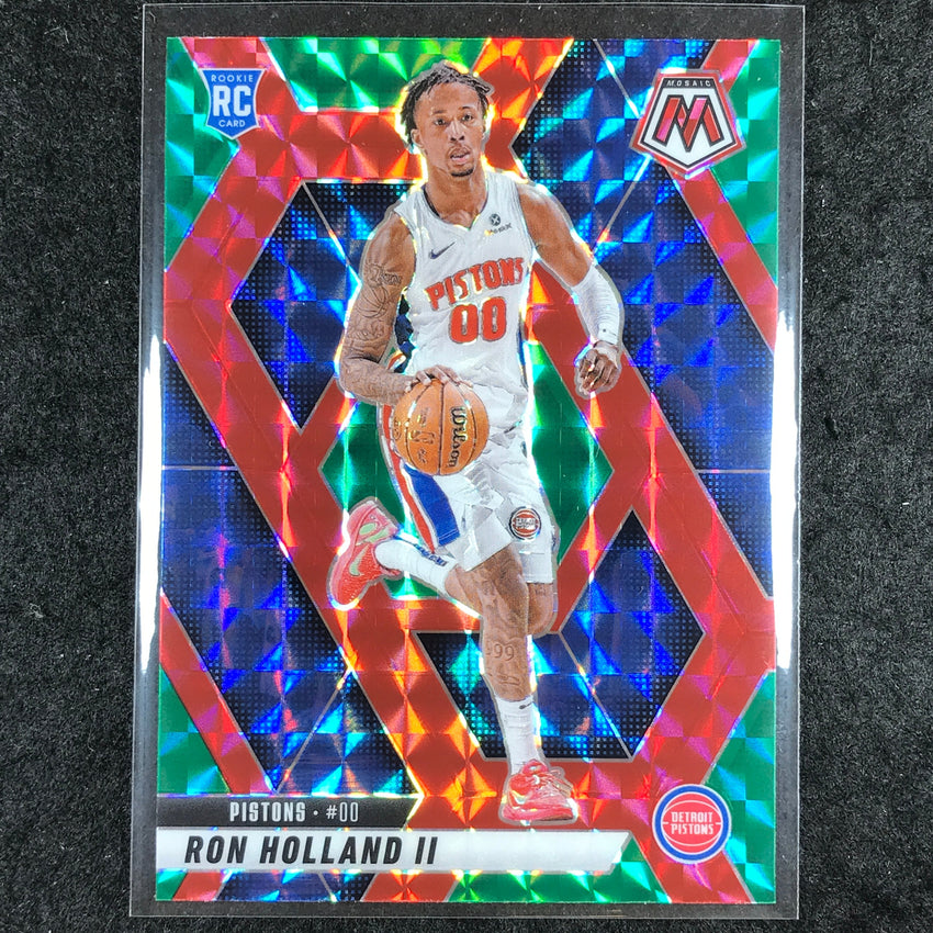 2024-25 Mosaic RON HOLLAND II Rookie Choice Red and Green #219