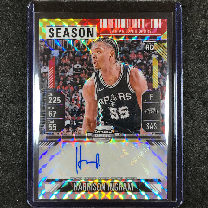 2024-25 Mosaic HARRISON INGRAM Rookie Season Ticket Variation Auto Choice #ING