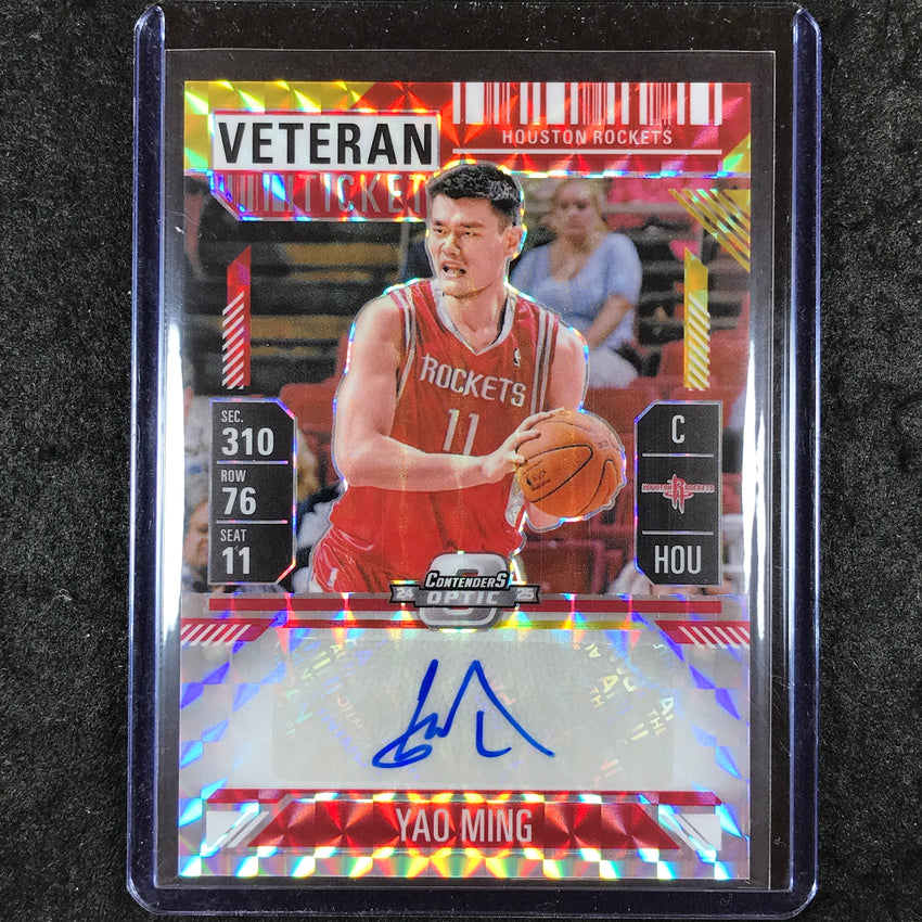 2024-25 Mosaic YAO MING Veteran Ticket Auto Choice #YAO