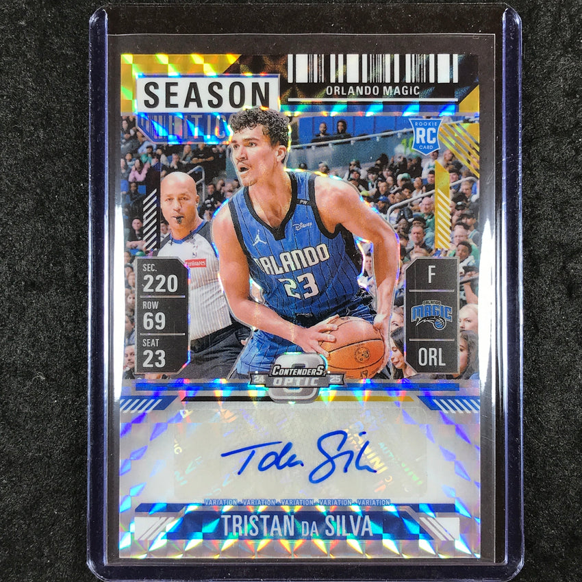 2024-25 Mosaic TRISTAN DA SILVA Rookie Ticket Var Auto Choice Black Gold 5/8