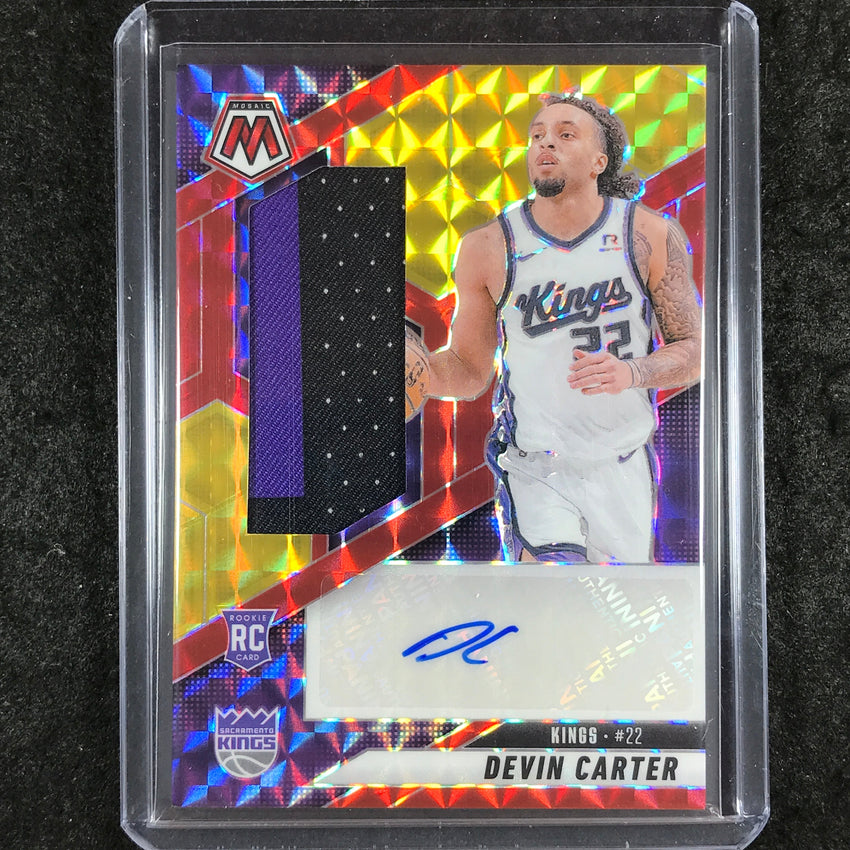 2024-25 Mosaic DEVIN CARTER Rookie Patch Auto Choice #DEV