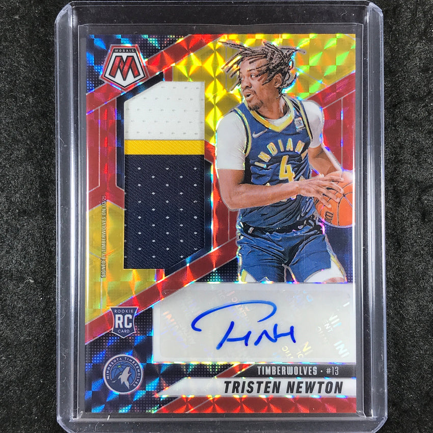 2024-25 Mosaic TRISTEN NEWTON Rookie Patch Auto Choice #NEW
