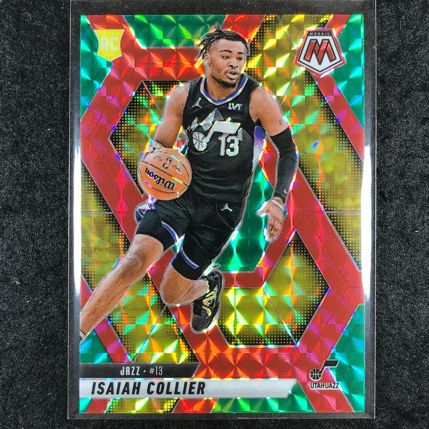 2024-25 Mosaic ISAIAH COLLIER Rookie Choice Red and Green #222