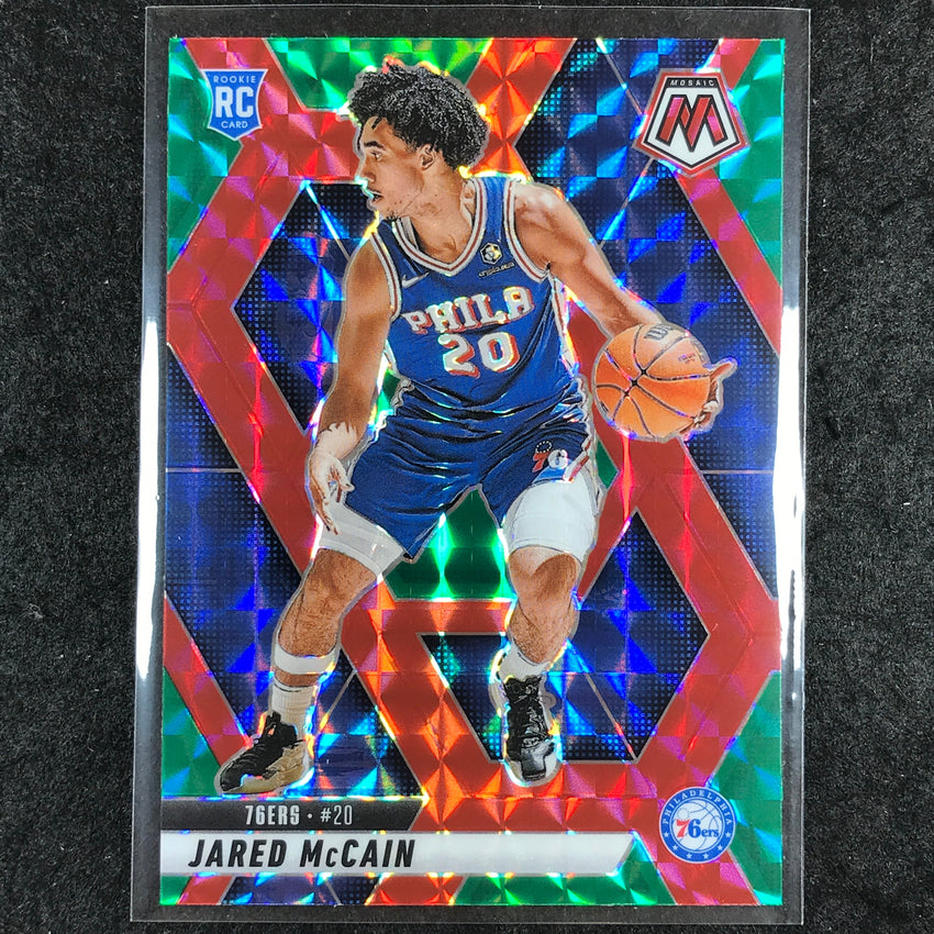 2024-25 Mosaic JARED MCCAIN Rookie Choice Red and Green #228