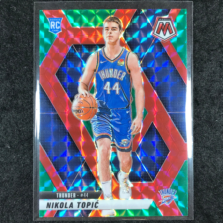 2024-25 Mosaic NIKOLA TOPIC Rookie Choice Red and Green #242
