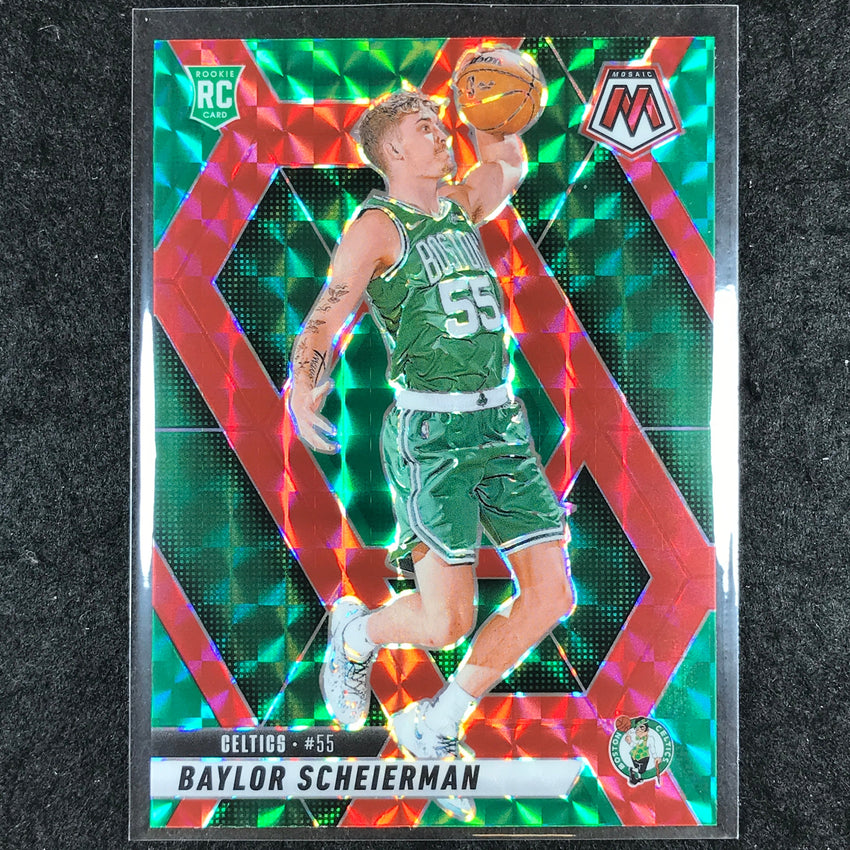 2024-25 Mosaic BAYLOR SCHEIERMAN Rookie Choice Red and Green #245