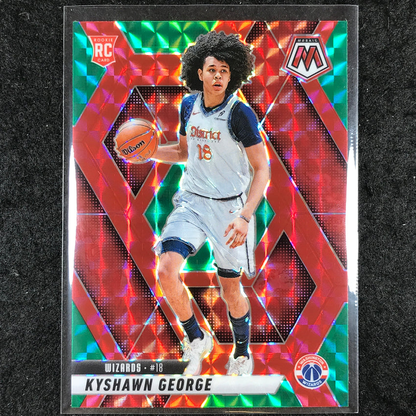 2024-25 Mosaic KYSHAWN GEORGE Rookie Choice Red and Green #247