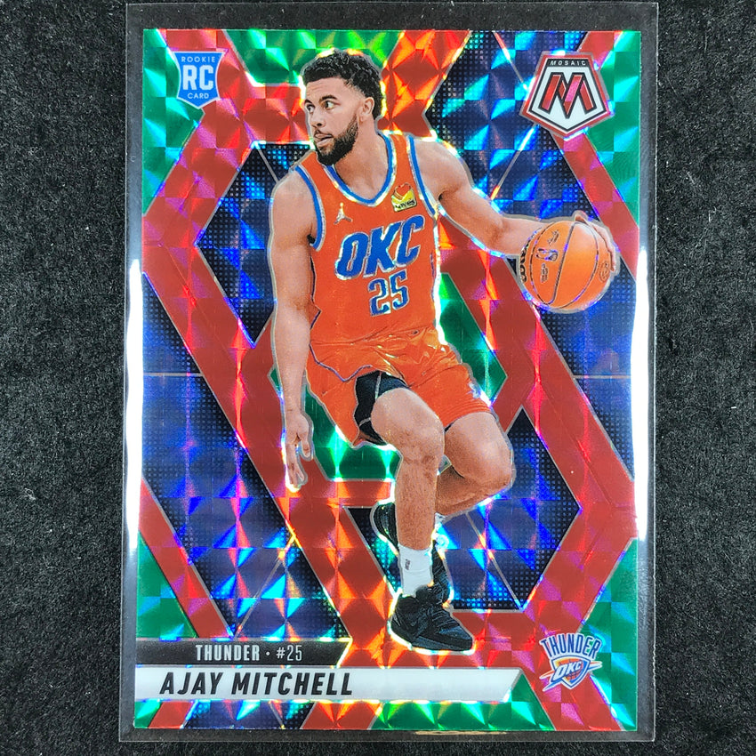 2024-25 Mosaic AJAY MITCHELL Rookie Choice Red and Green #204