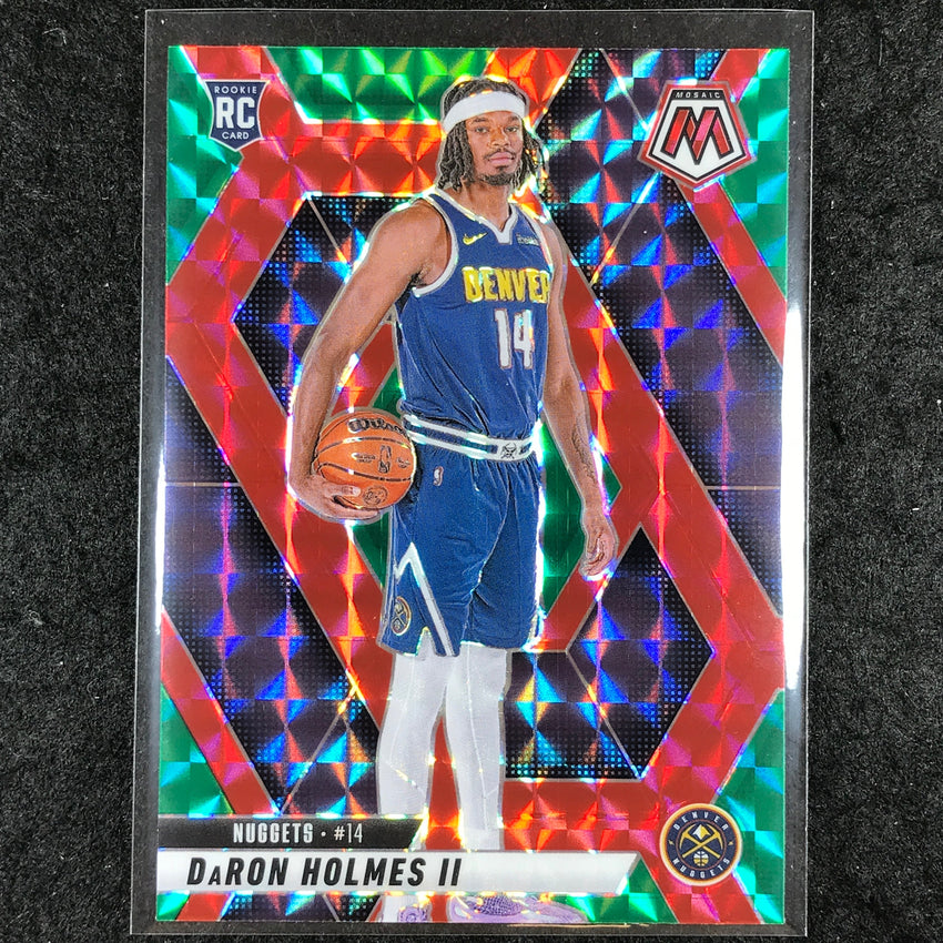 2024-25 Mosaic DARON HOLMES II Rookie Choice Red and Green #250