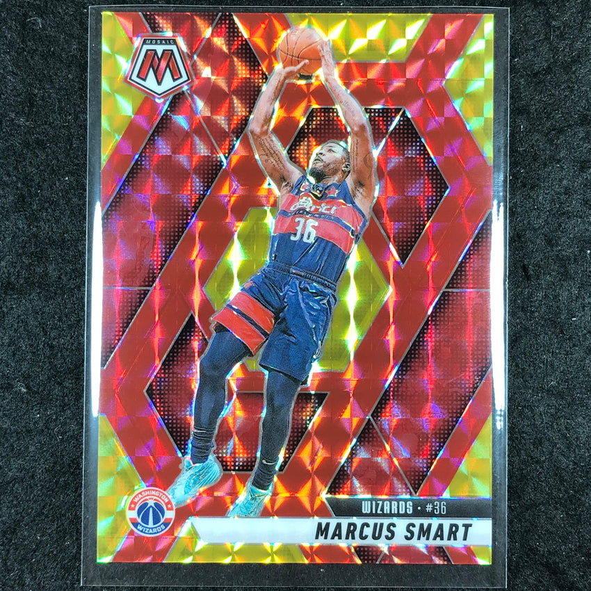 2024-25 Mosaic MARCUS SMART Choice Fusion Red and Yellow 49/75 #5