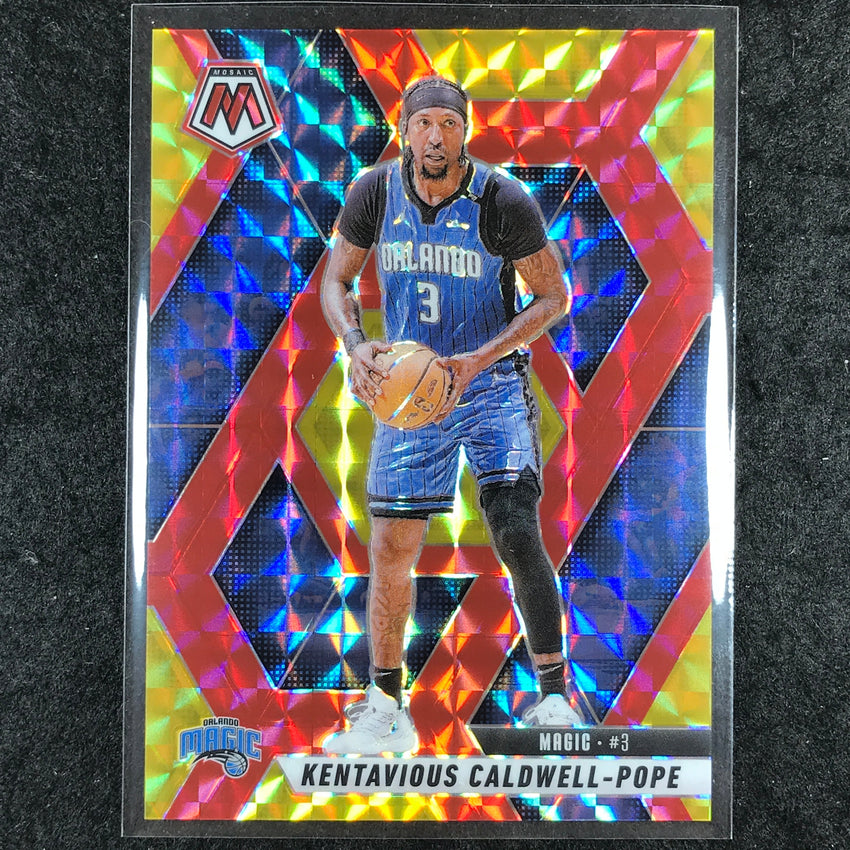 2024-25 Mosaic KENTAVIOUS CALDWELL-POPE Choice Fusion Red and Yellow 52/75 #28