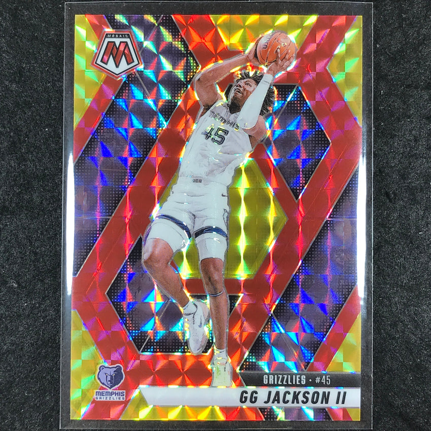 2024-25 Mosaic GG JACKSON II Choice Fusion Red and Yellow 14/75 #52